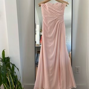 Hayley Paige Pink Bridesmaid Dress